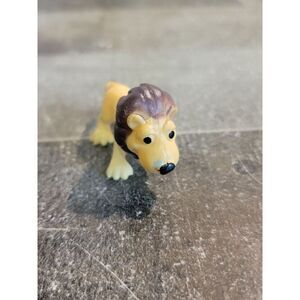 Yellow lion zoo animal Safari toy figure